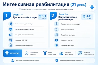 Реабилитация за 21 день в Арске